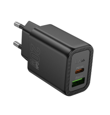 Hoco N61 Gentle PD20W+QC3.0 Charger with Type-C Cable