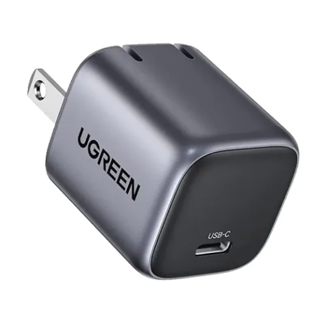 UGREEN 30W USB C Charger, Nexode Foldable GaN PPS Compact Fast Wall Charger Block, USB-C Power Adapter for iPhone 16/15/14/13, Galaxy S25/S24/S23 (Black)