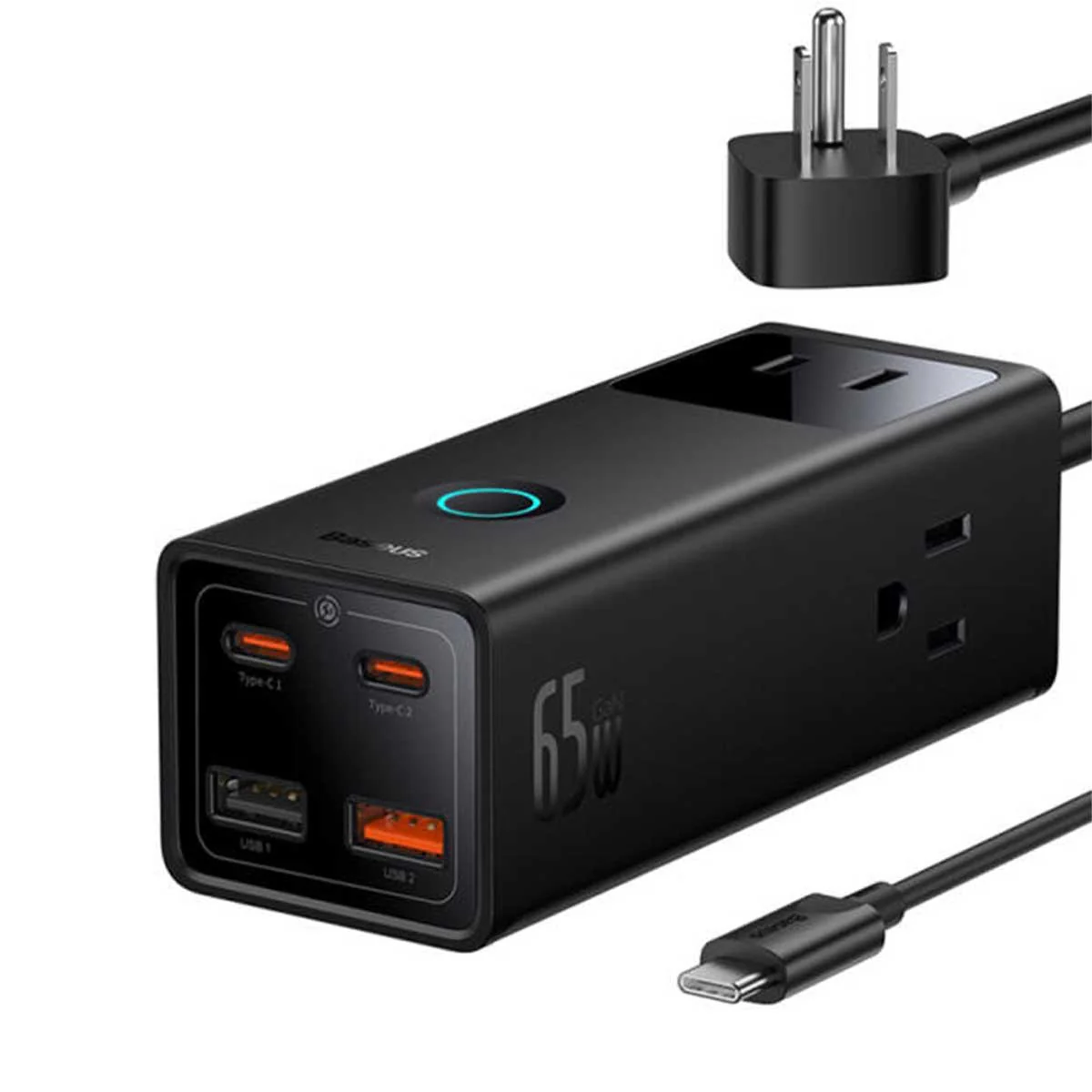 Baseus PowerCombo Digital PowerStrip 3AC+2U+2C 65W with 1.5m Power Cord